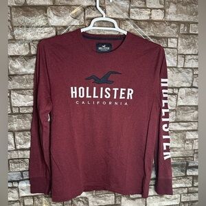 Y2K Hollister Embroidered Logo Unisex Long Sleeve Size Medium